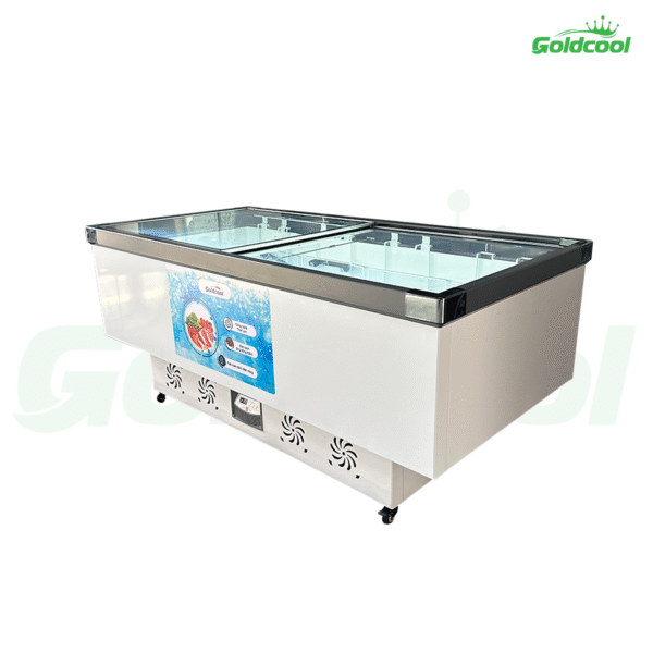 Tủ Đông  Kính Phẳng Goldcool GCKP1200L