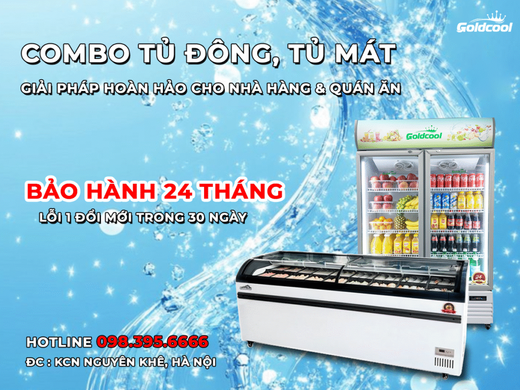 Combo Tủ Đông Tủ Mát Trưng Bày GoldCool: Nâng Tầm Trải Nghiệm Mua Sắm Với Công Nghệ Sấy Kính Điện Độc Đáo 27 09