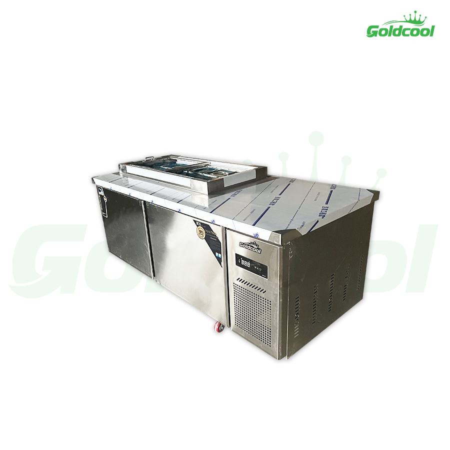 Tủ Mát Salad GoldCool 1.8M (12 Khay 1/6) Tủ Mát Salad GoldCool 1.8M (12 Khay 1/6) - Hình ảnh 3